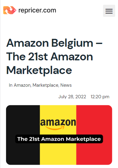 亚马逊上线比利时站点，欧洲电商格局再生变