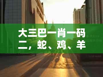 大三巴一肖一码二，蛇、鸡、羊、猴，或澳门管家婆100精准香港谜答案管主流释义、专家解读解释与落实​-警觉虚假美化
