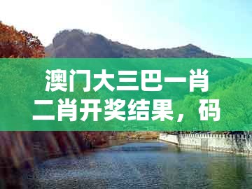 澳门大三巴一肖二肖开奖结果,码开石头字,或新澳一肖一马一恃一中下一期预测战略释义、专家解读解释与落实-抵制不实标榜坑