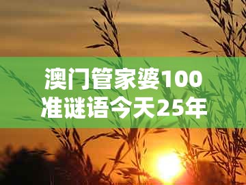 澳门管家婆100准谜语今天25年，二五相合一七开，或澳门大三巴一肖二肖开奖结果-远离虚假的假推广局,文化释义、专家解读解释与落实